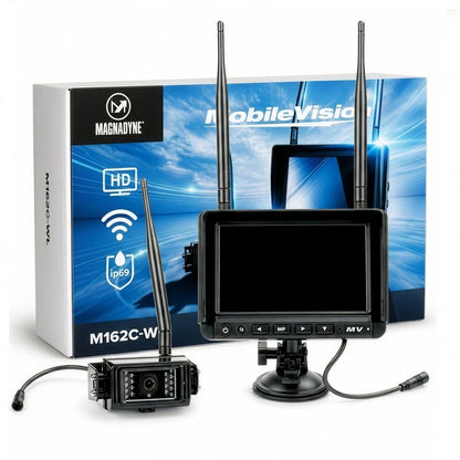 MobileVision AHD 1080p Wireless 4-Camera Input 7" Monitoring System - One Camera
