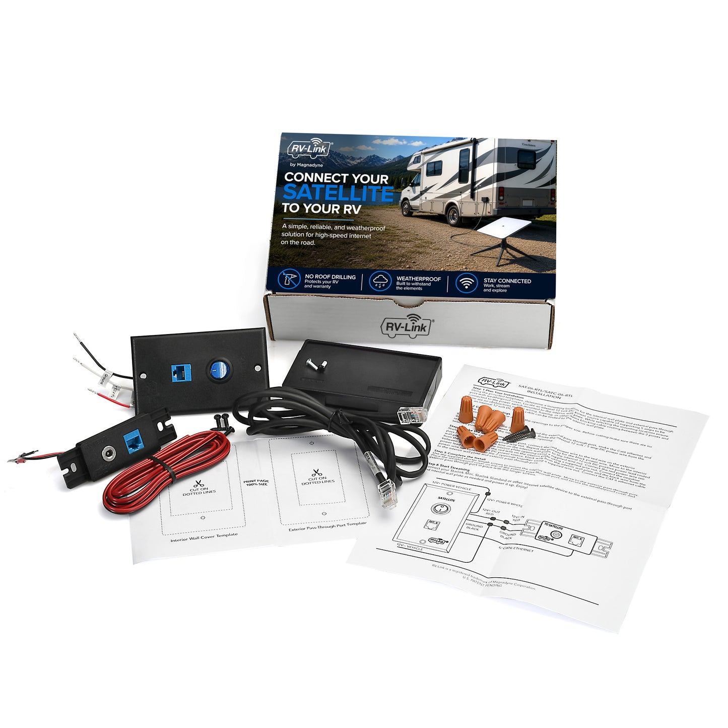 Satellite Pass-Thru Connector Kit