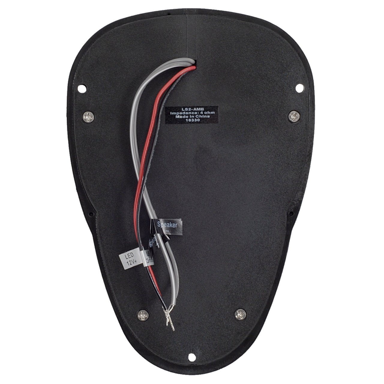 Linear Series LS2 | Water Resistant 3" Surface Mount LED Satellite Speaker | Blue, White or Amber - Magnadyne