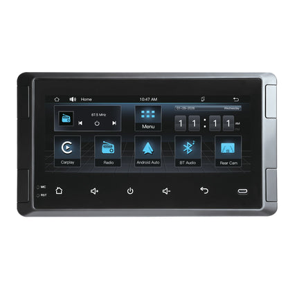 Magnadyne M1025-EXCH | 10.25" Touch Screen AM/FM/BT w/ Android Auto, CarPlay Single-Din Multimedia Receiver