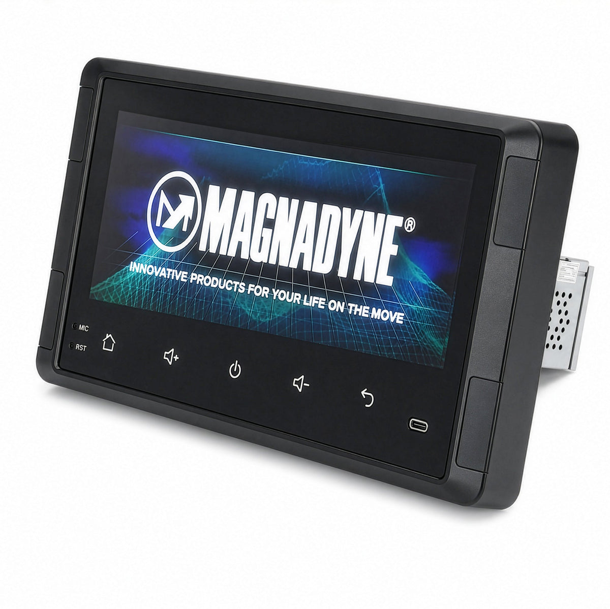 Magnadyne M1025-EXCH | 10.25" Touch Screen AM/FM/BT w/ Android Auto, CarPlay Single-Din Multimedia Receiver