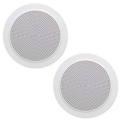 5.25" Dual Cone Round Speaker - White