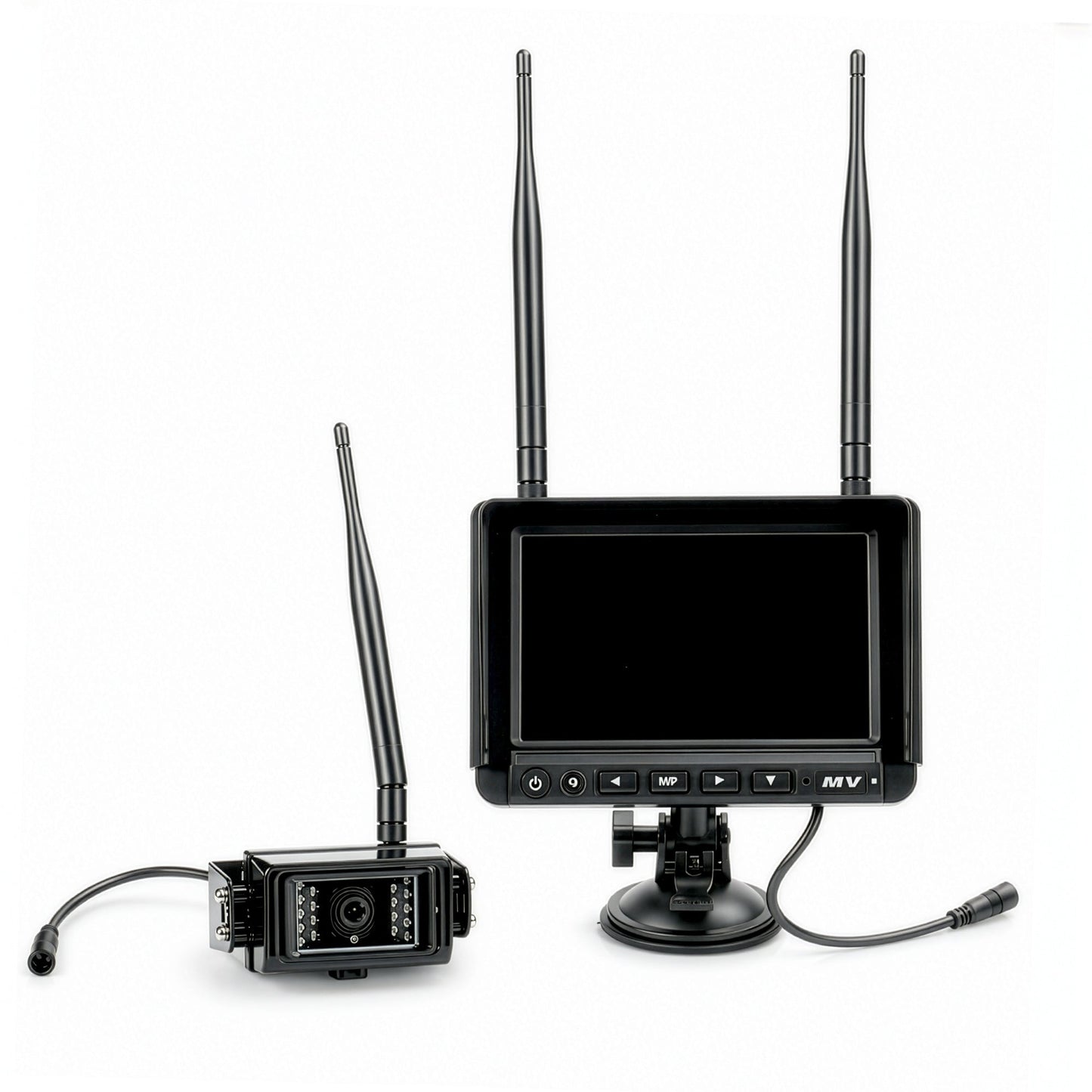 MobileVision AHD 1080p Wireless 4-Camera Input 7" Monitoring System - One Camera