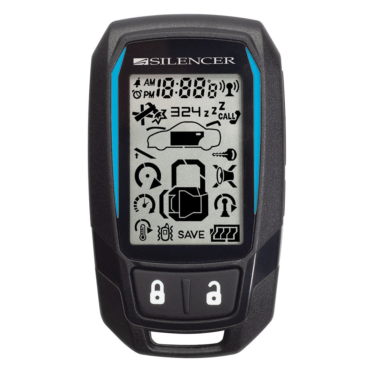 Silencer SLRF-LCD95 | Replacement Remote for Silencer 662SSR & 562SR - Magnadyne